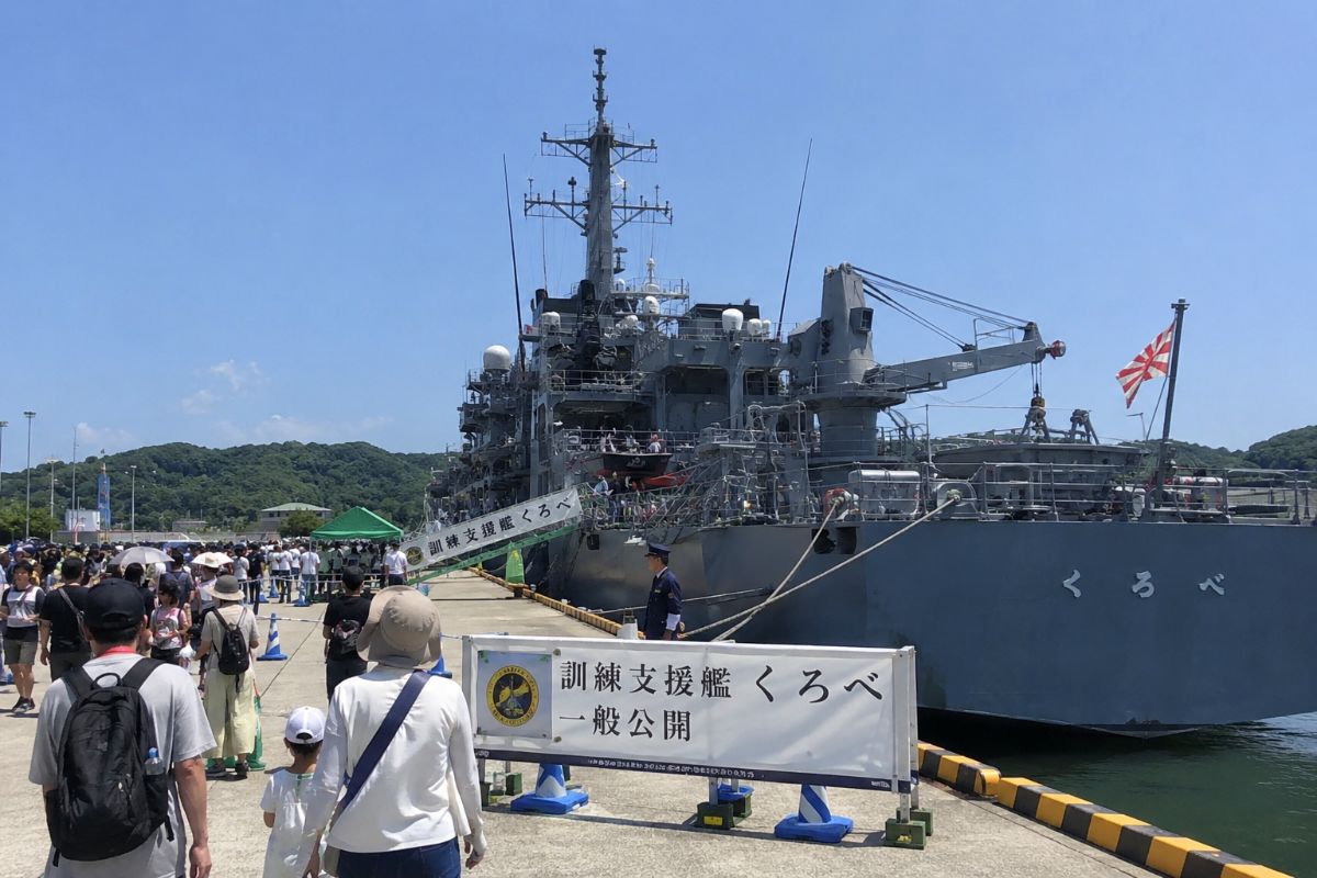 宇野港でくろべを見て、メルカでひと息つく玉野デート