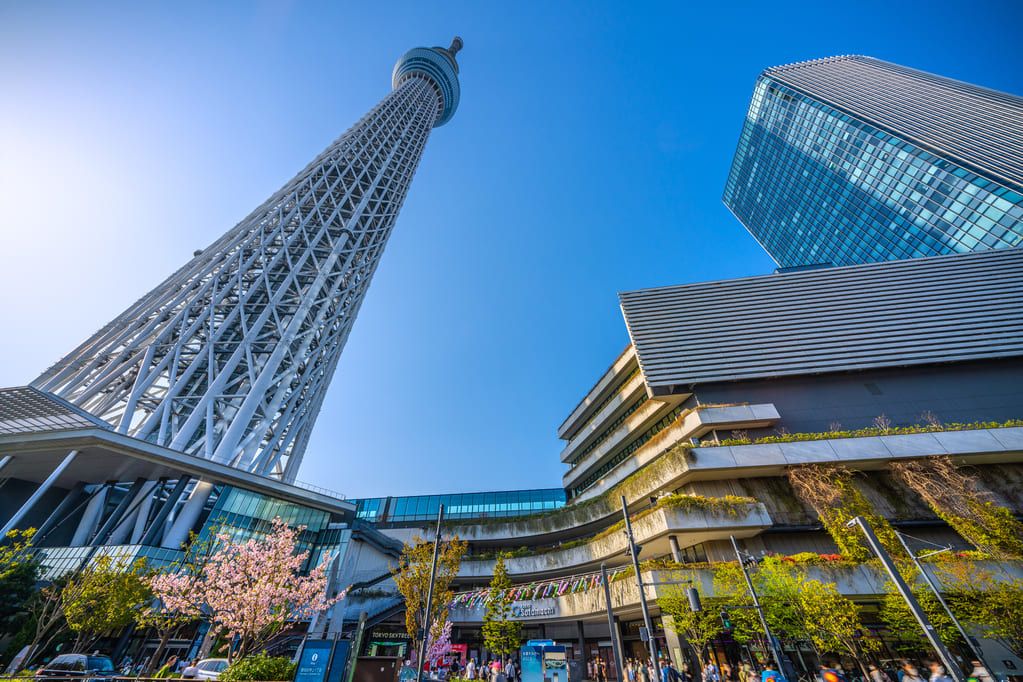 スカイツリーを降りて、川沿いから浅草寺まで歩く東京デート